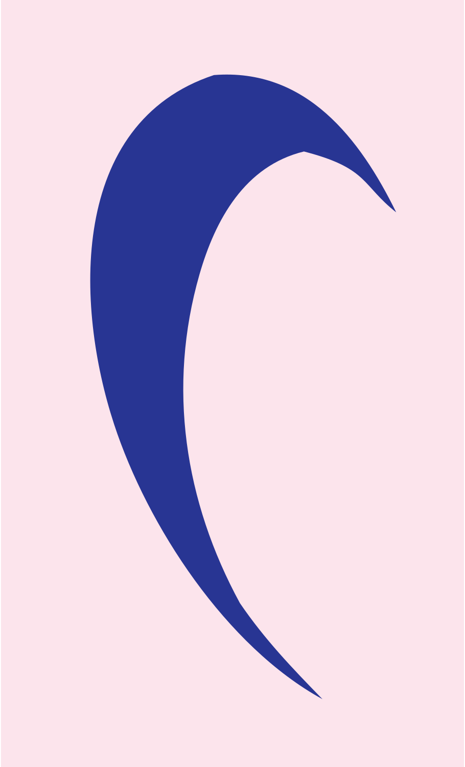 Flame Wing Butterfly Crest #fce4ec/#283593