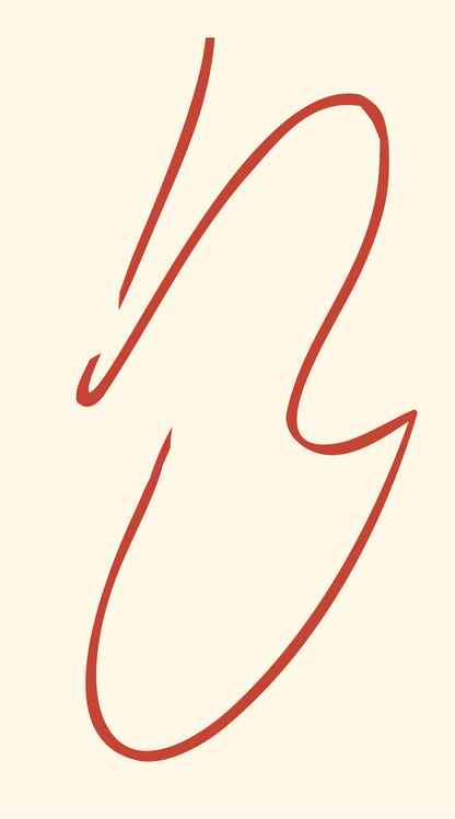 Om Symbol Lightning Mark #fff8e7/#c44536