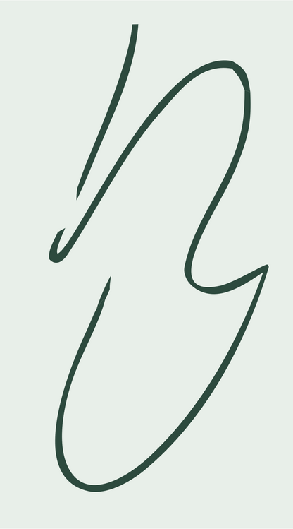 Om Symbol Lightning Mark #e8efe9/#2d4a3e