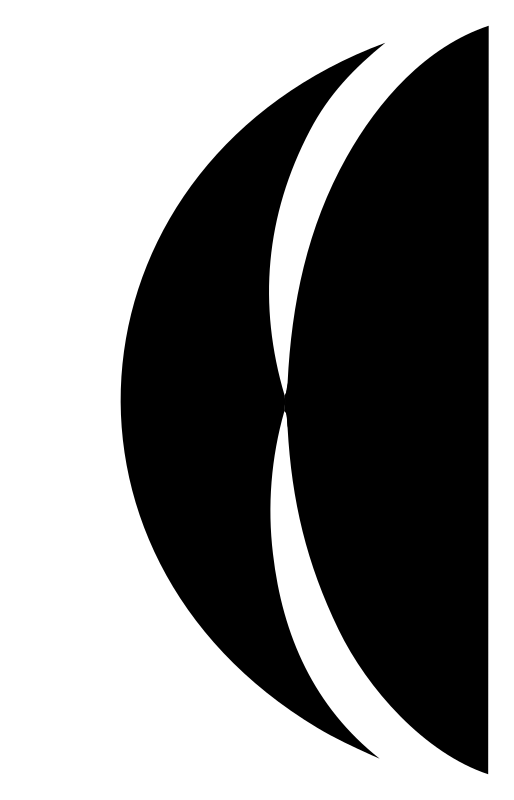 Tulip Flower Bold Badge