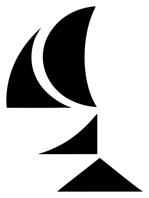 Overlapping Petal Circle Icon