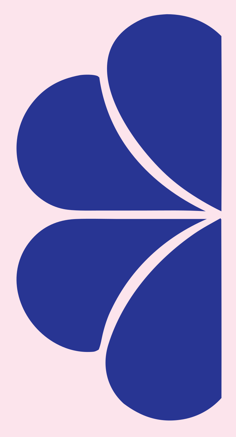 Radial Petal Pinwheel Design #fce4ec/#283593