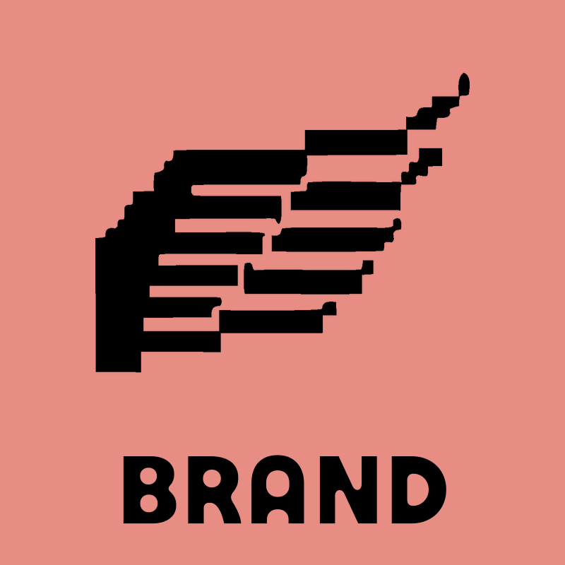 Pixel Bird Wings Crest preview