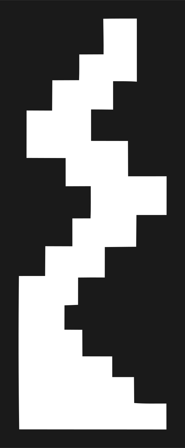 Pixel Spread Wing Badge #1a1a1a/#ffffff