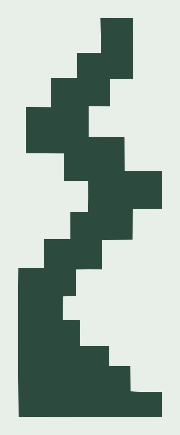 Pixel Spread Wing Badge #e8efe9/#2d4a3e
