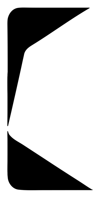 Robot Hand Circle Design #ffffff/#000000