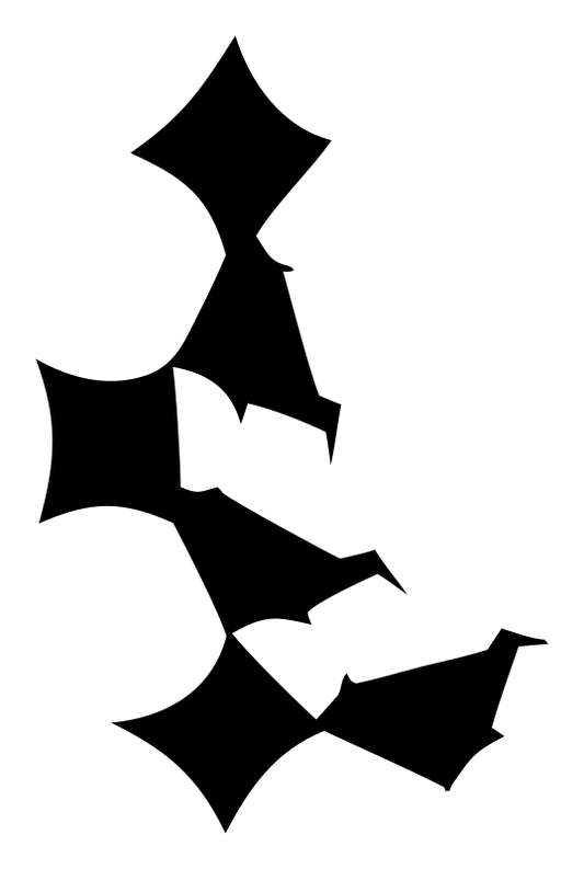 Hand Flower Cluster Emblem