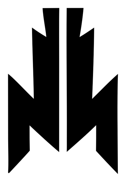 Praying Hands Geometric Badge