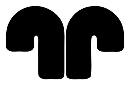Heart in Hand Symbol #ffffff/#000000