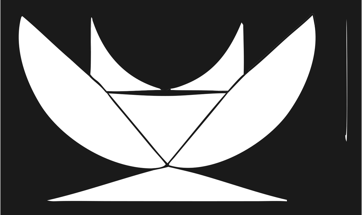 Octagon Star Tarot Icon #1a1a1a/#ffffff