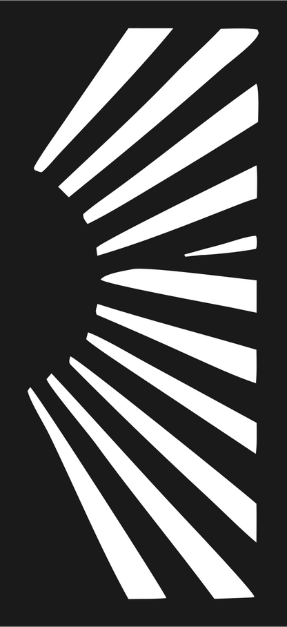 Sun Ray Flower Icon #1a1a1a/#ffffff
