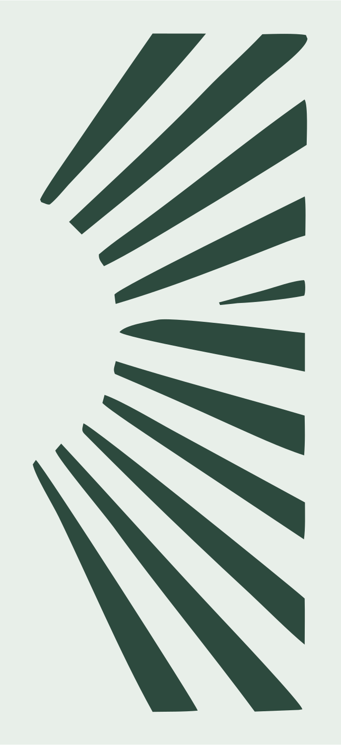 Sun Ray Flower Icon #e8efe9/#2d4a3e