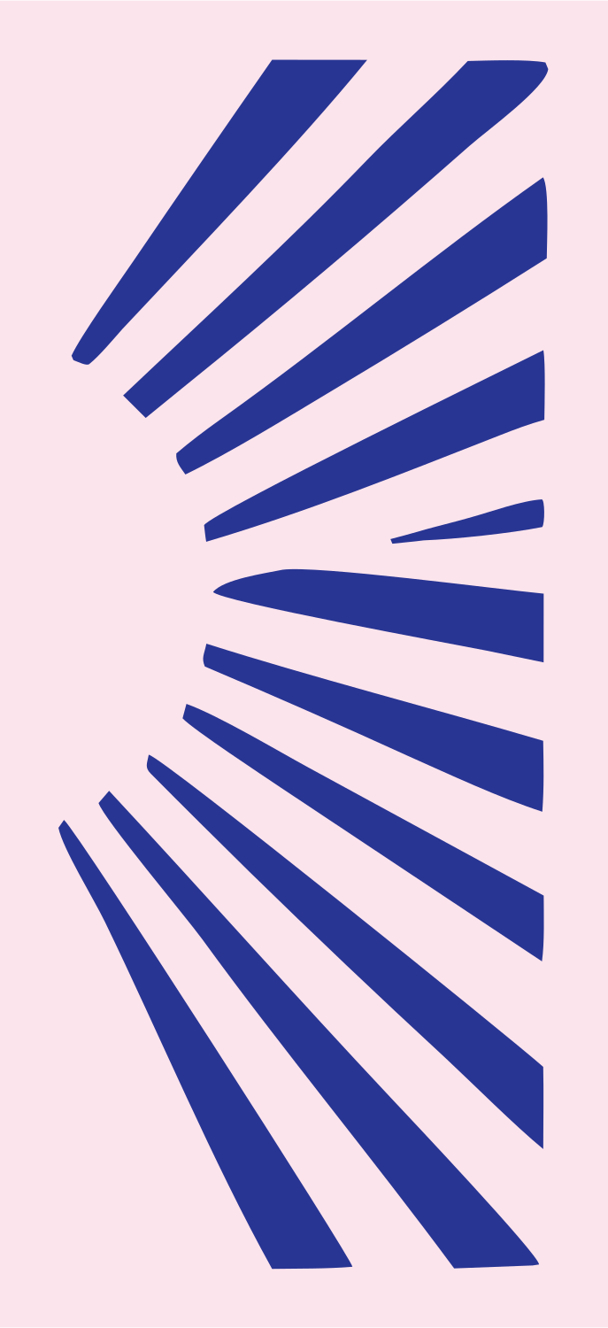 Sun Ray Flower Icon #fce4ec/#283593