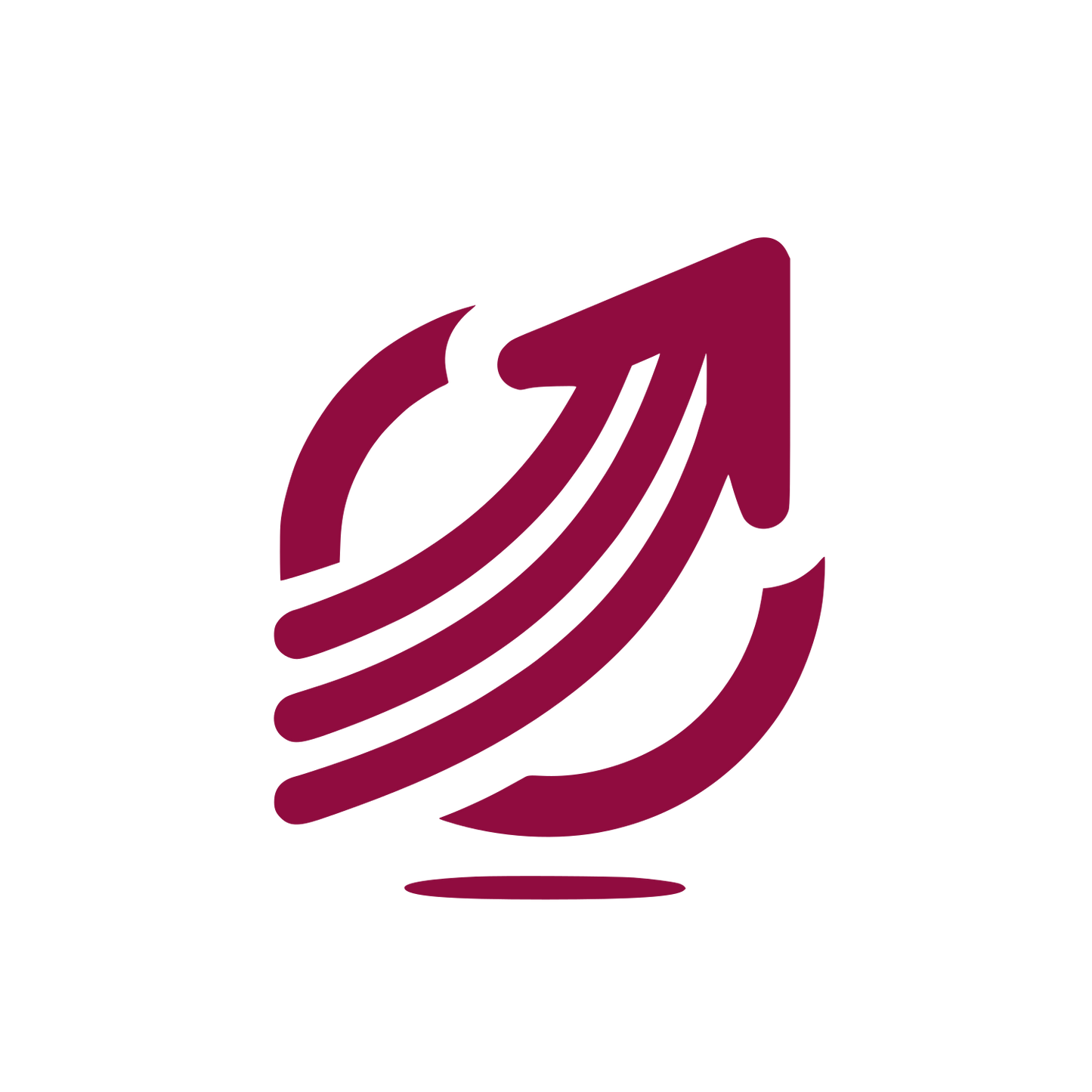 Wing Arrow Logo #900C3F