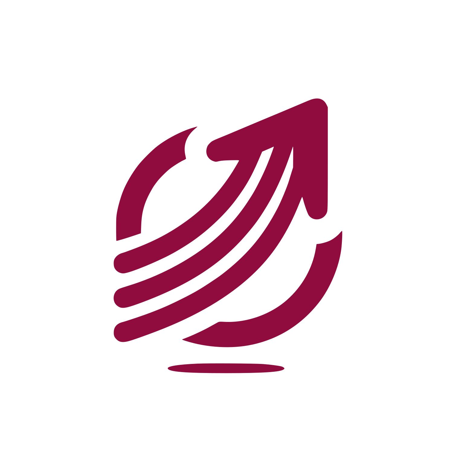Wing Arrow Logo #900C3F