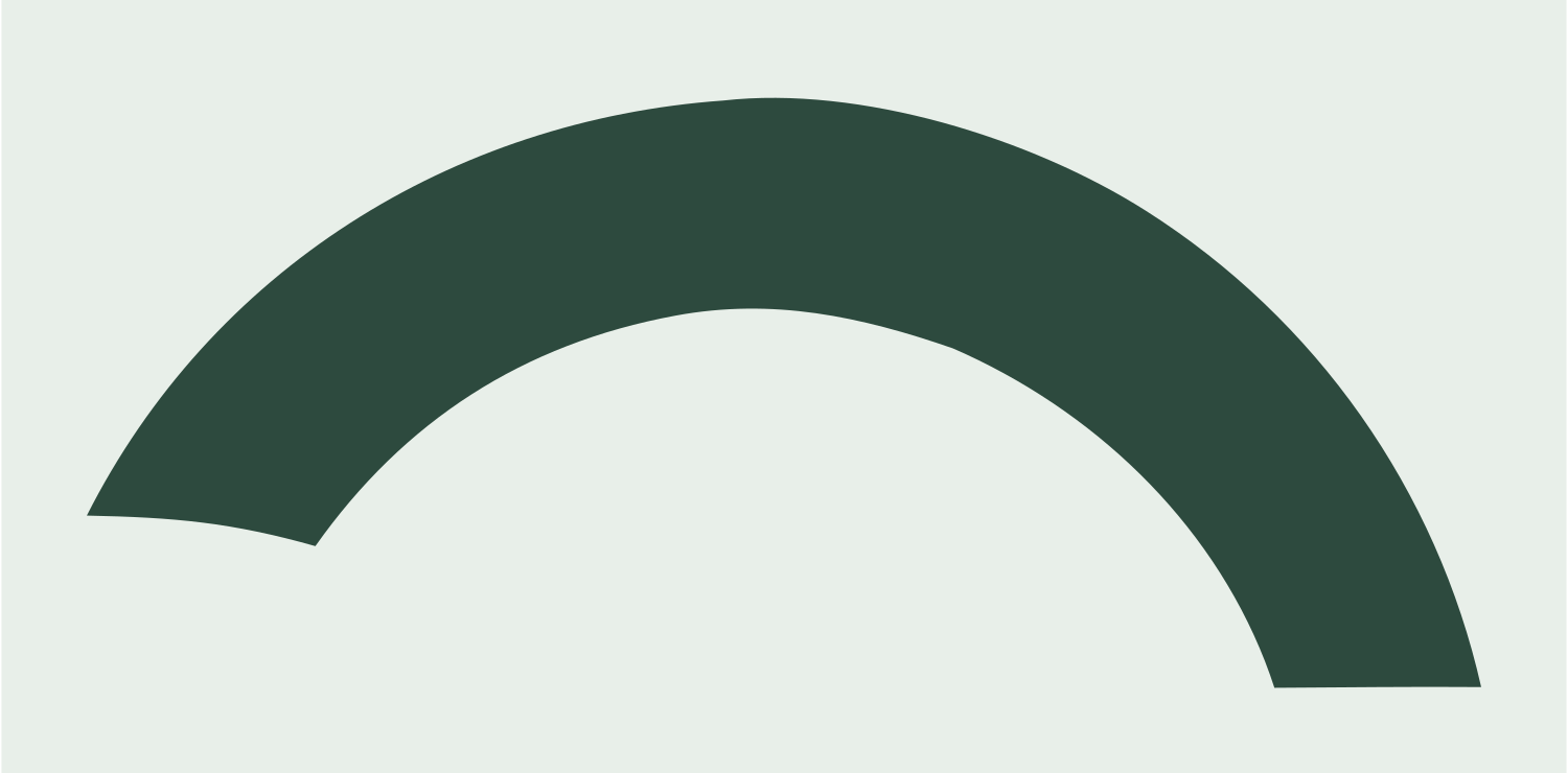 Arch Sweep Horizon Mark #e8efe9/#2d4a3e