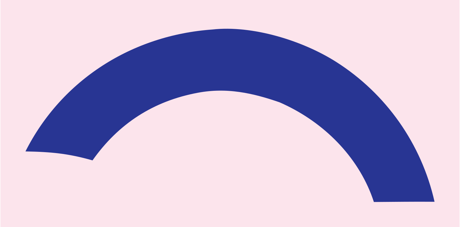 Arch Sweep Horizon Mark #fce4ec/#283593