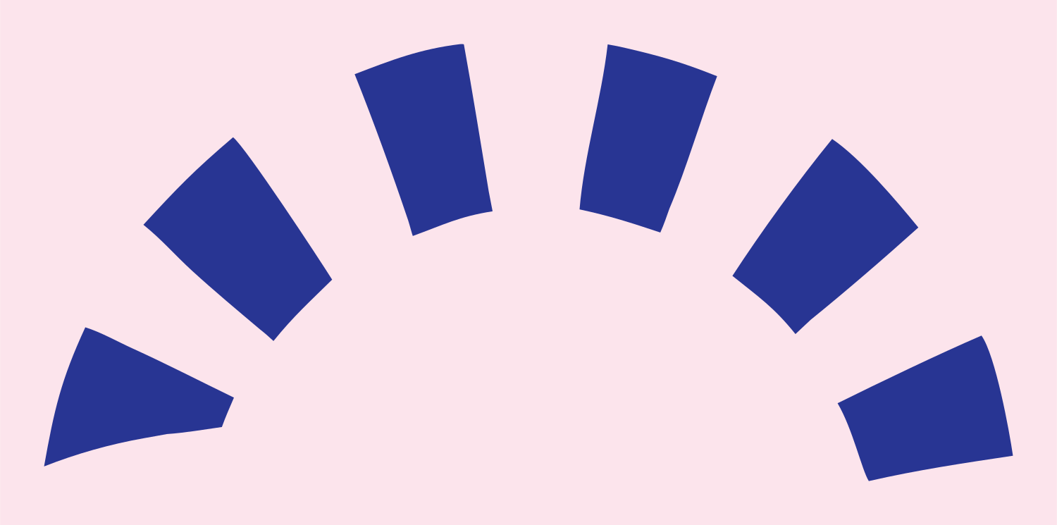 Wind Waves Rising Sun Crest #fce4ec/#283593