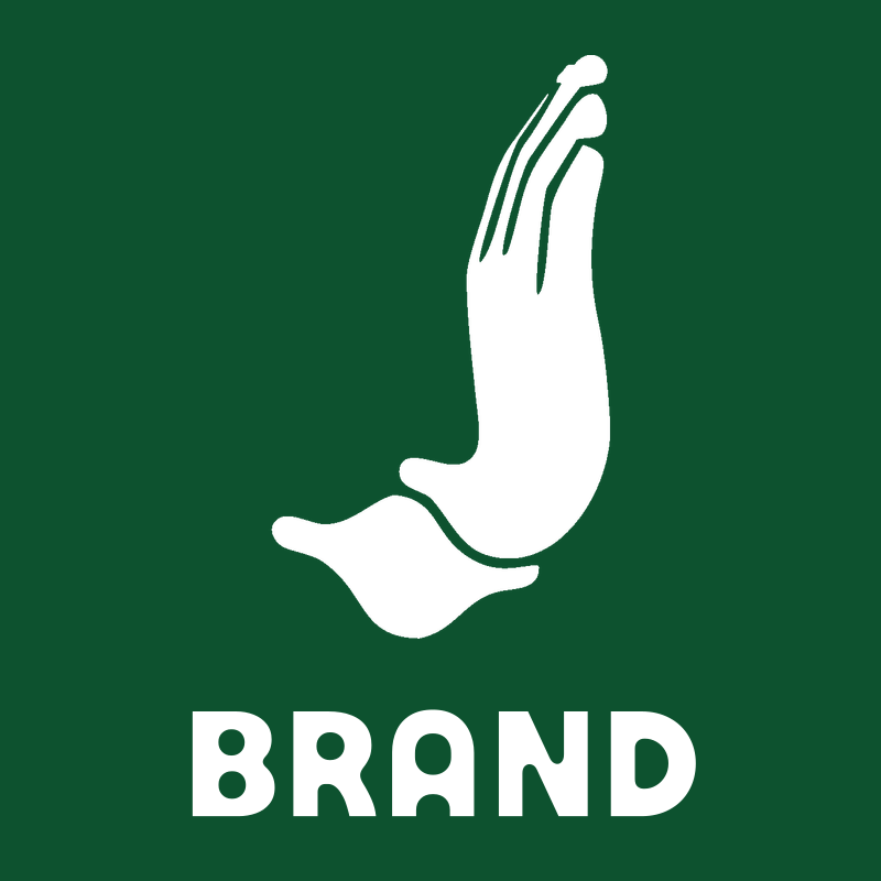 Split Praying Hands Badge preview