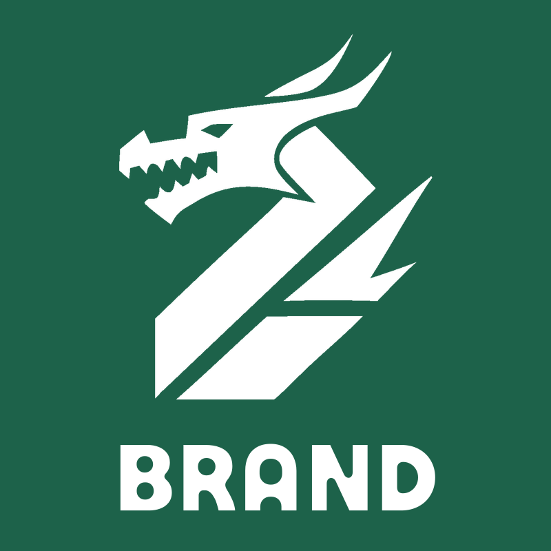 Bold Geometric Fierce Dragon Head Mark preview