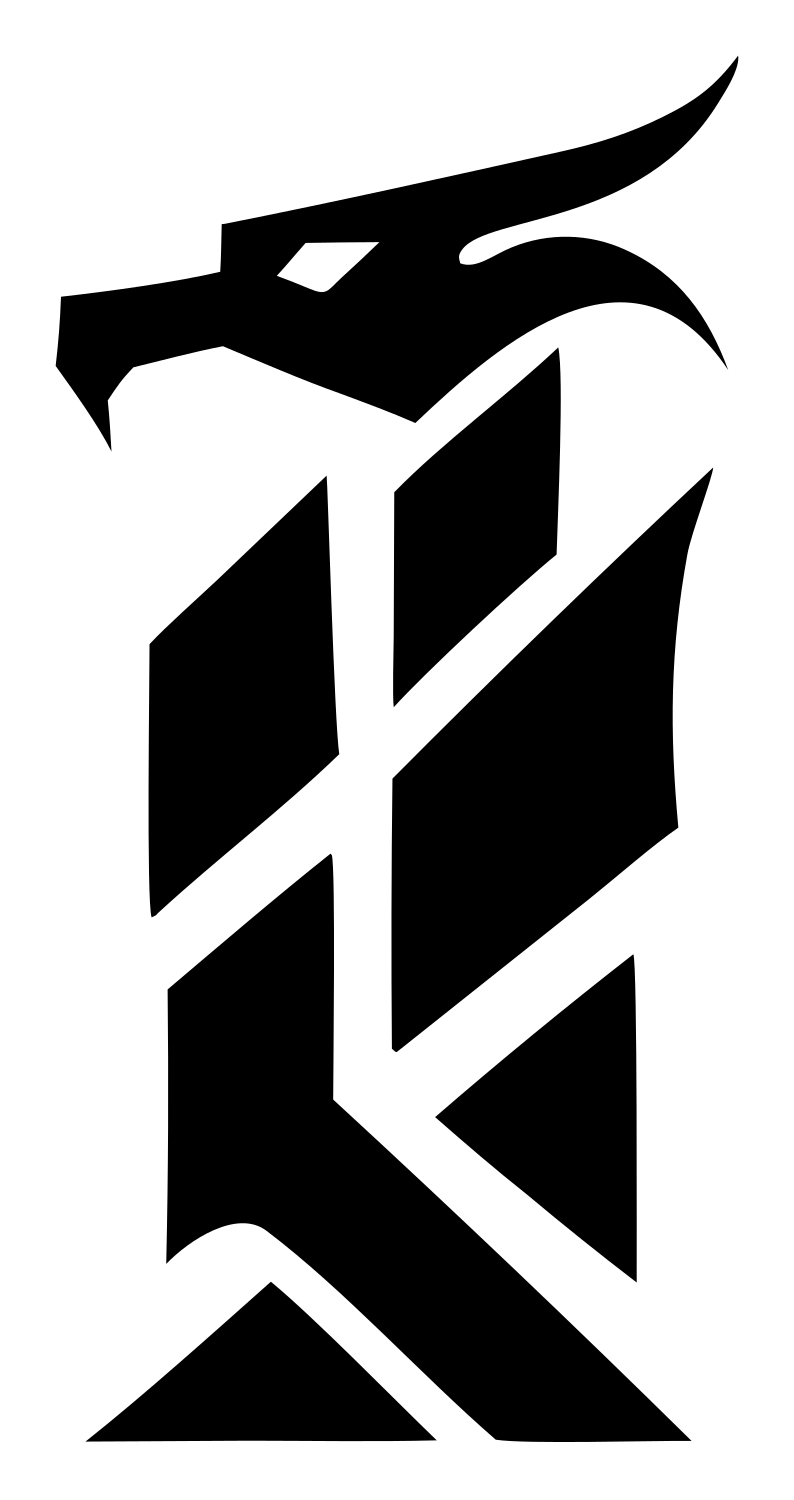 Dragon Tower Crest #ffffff/#000000