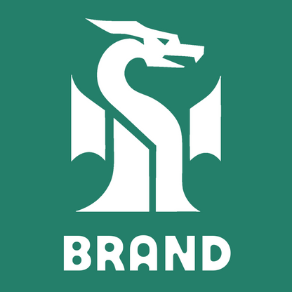 Bold Geometric S-Curve Dragon Neck Logo preview