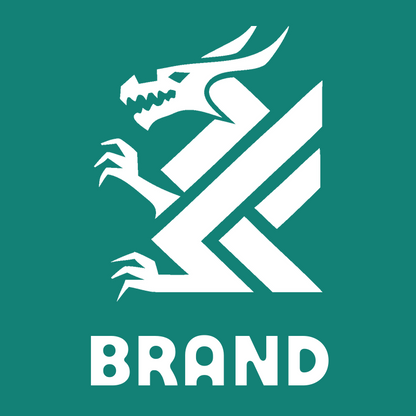 Bold Geometric Clawed Dragon Lattice Mark preview