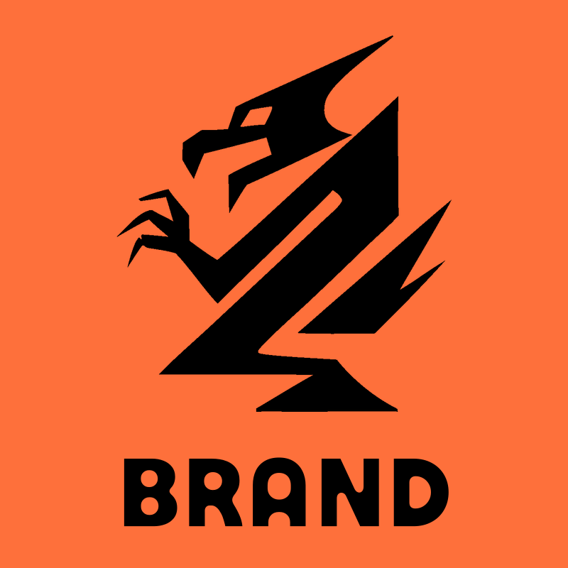 Bold Geometric Taloned Dragon Strike Mark preview