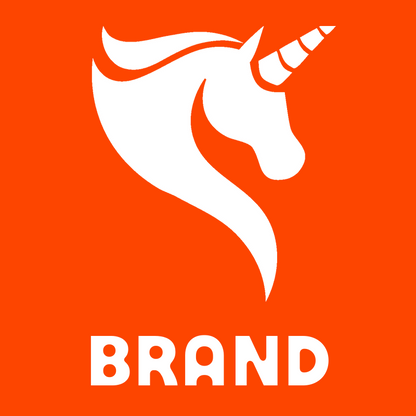 Bold Silhouette Flowing Mane Unicorn Mark preview