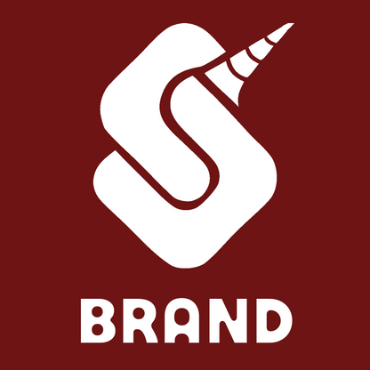 Letter S Spiral Horn Unicorn Badge preview