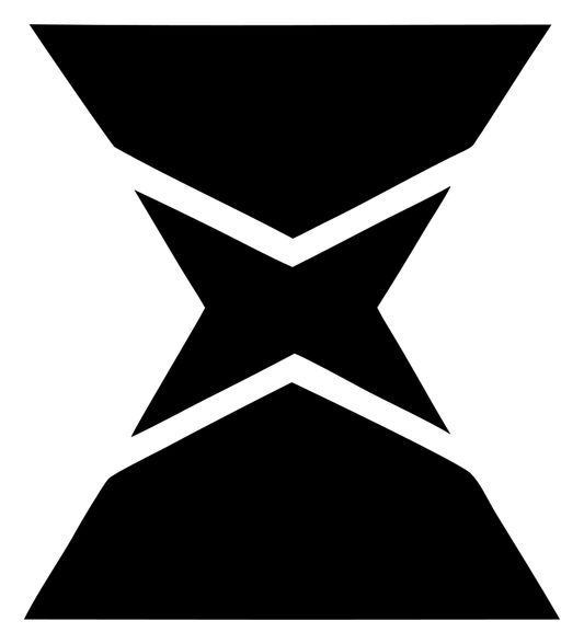 Brutalist Pinched Hourglass Wizard Hat Icon