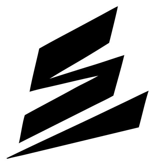 Brutalist Fractured Slash Wizard Hat Badge