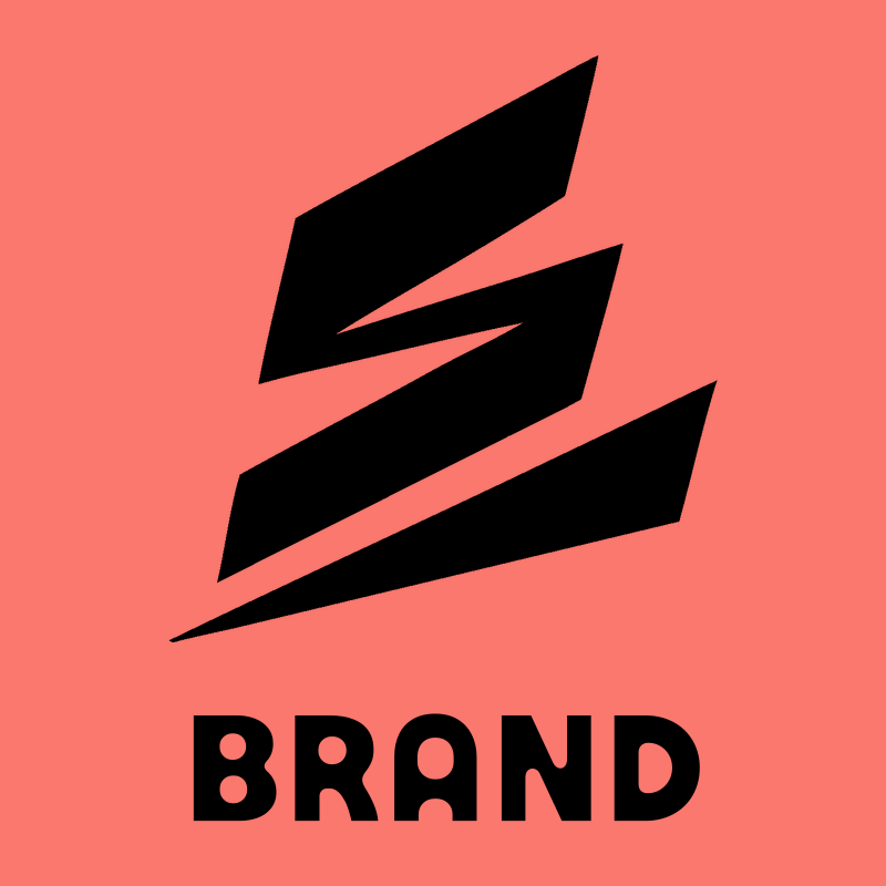 Brutalist Fractured Slash Wizard Hat Badge preview