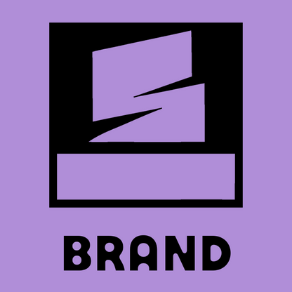 Brutalist Tilted Block Split Wizard Hat Icon preview