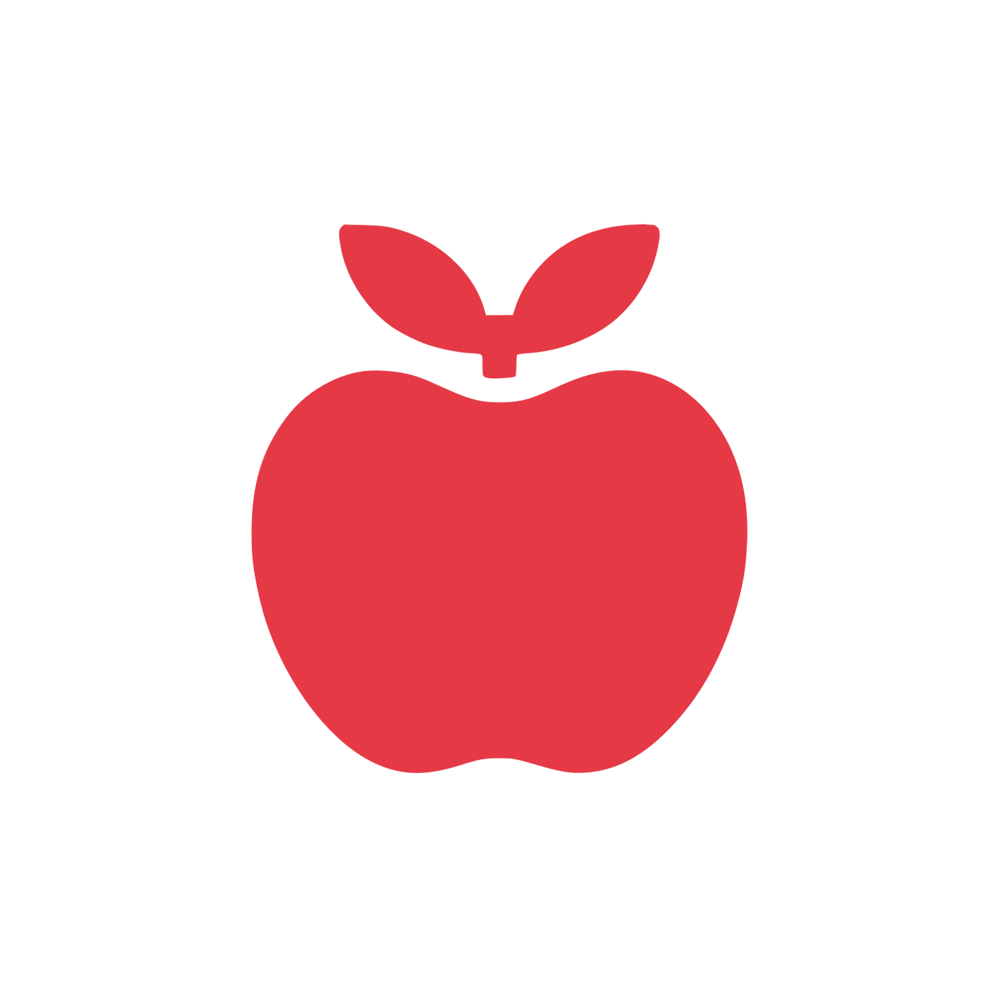 Apple Logo #E63946
