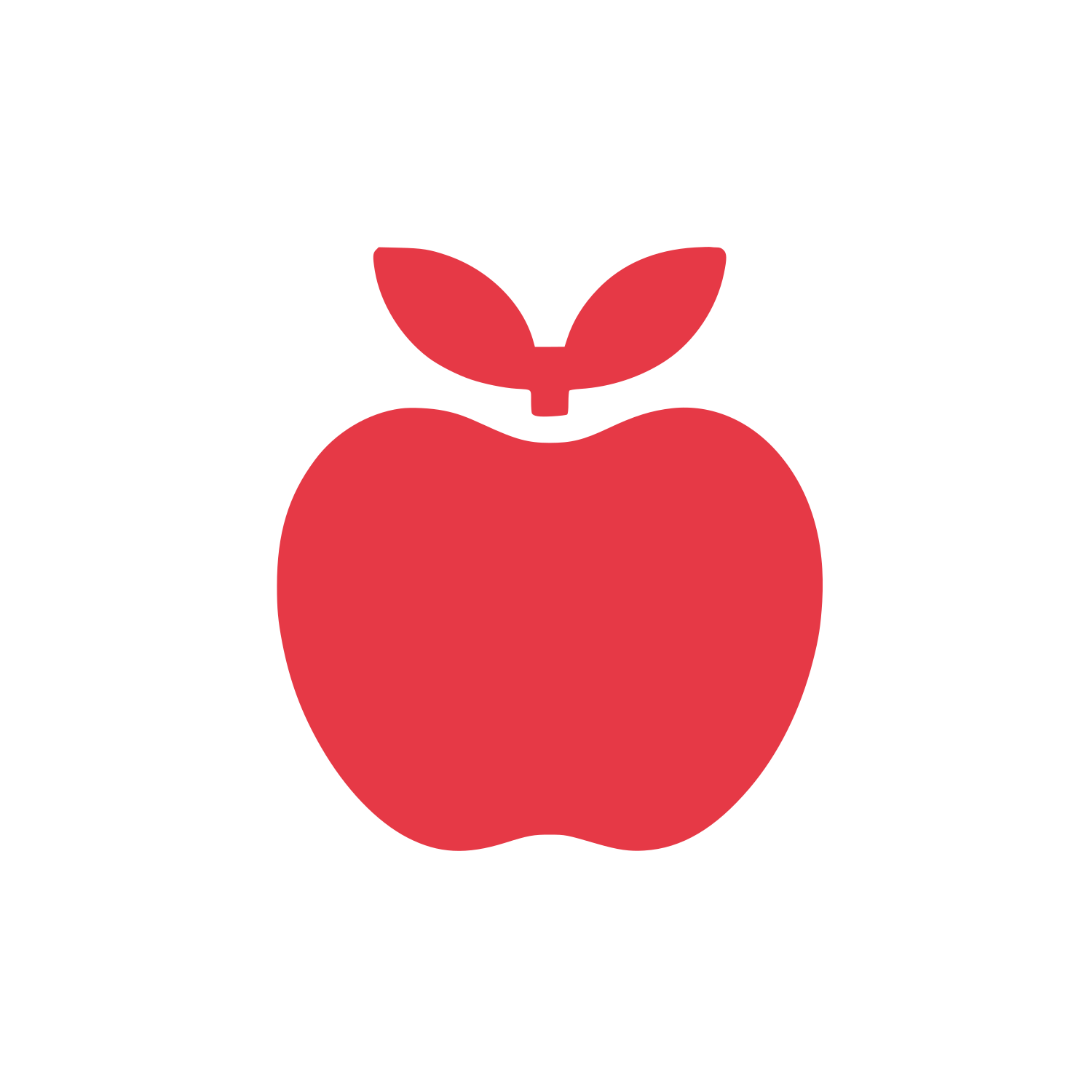 Apple Logo #E63946