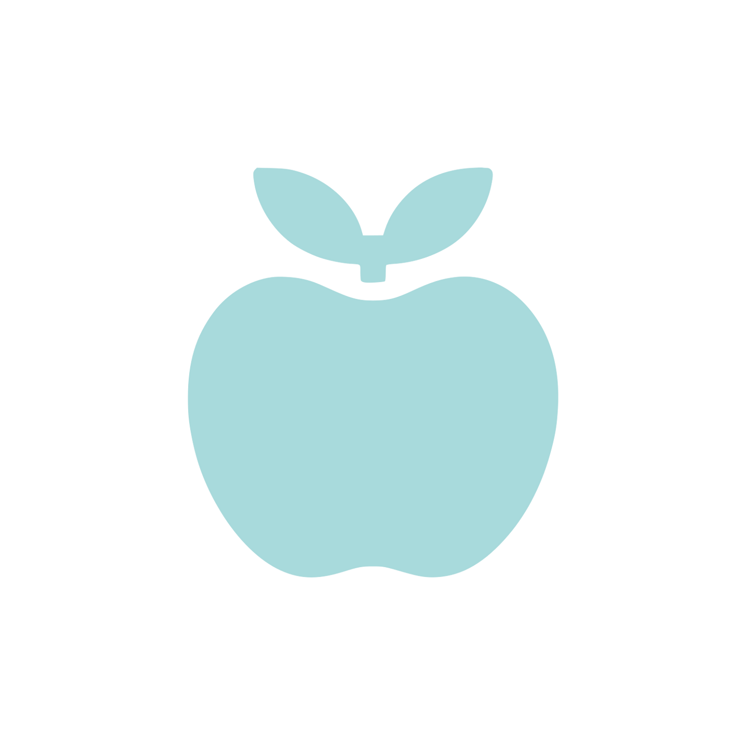 Apple Logo #A8DADC