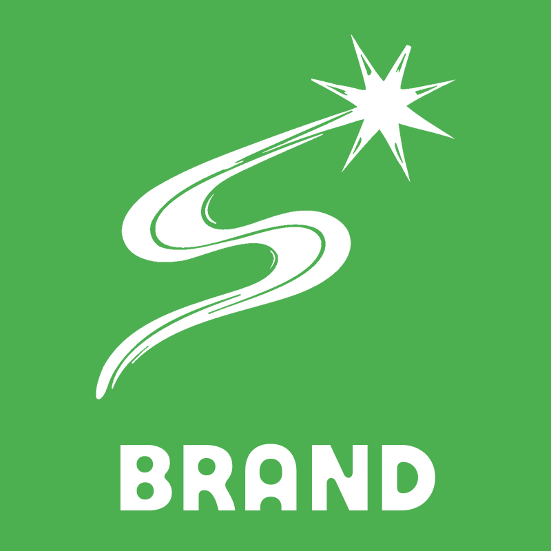 Sketchy Comet Trail Eight-Point Star Logo preview
