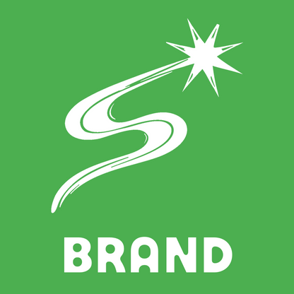 Sketchy Comet Trail Eight-Point Star Logo preview