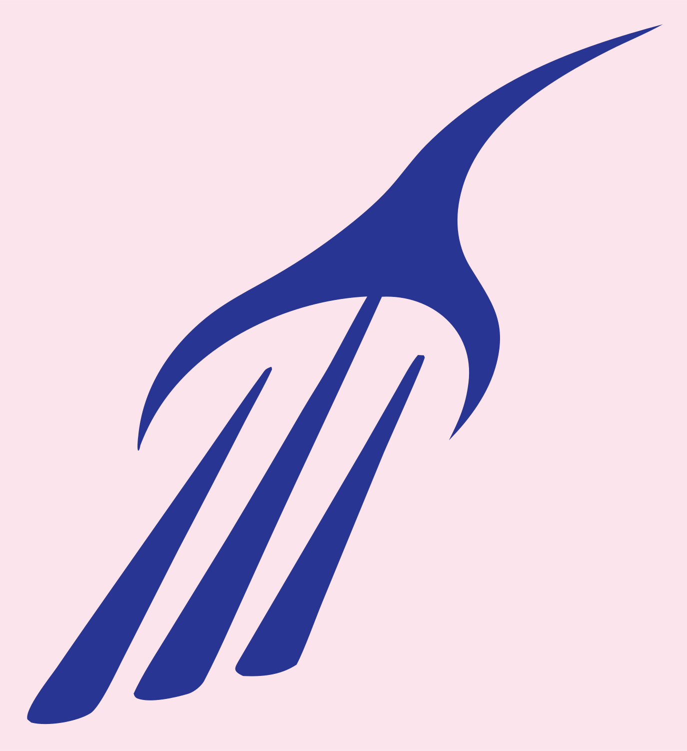 Talon Claw Sweeping Wand Strike Mark #fce4ec/#283593