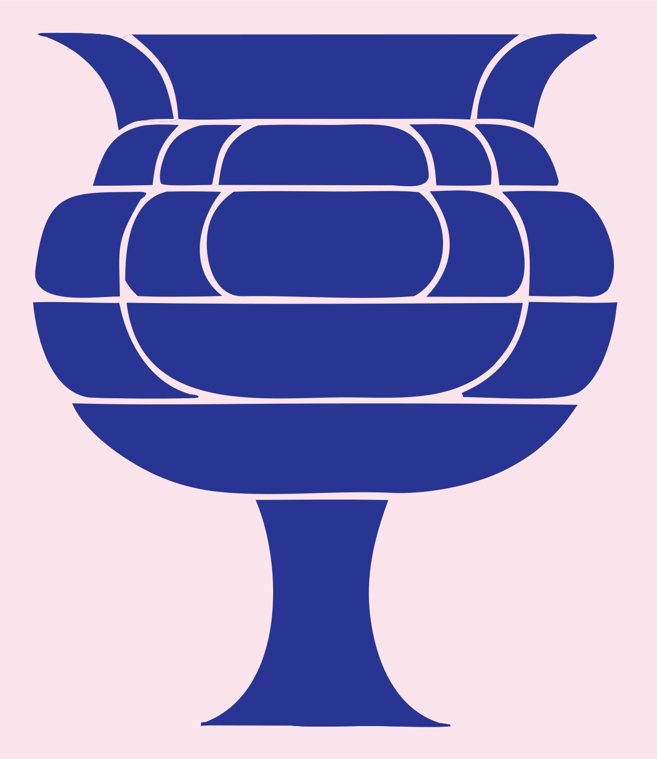 Cauldron Logo Mark #fce4ec/#283593