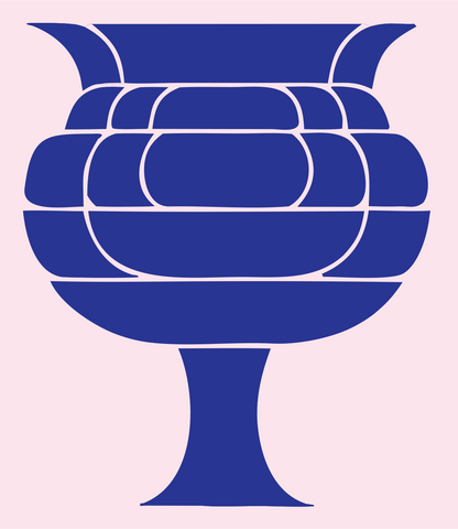 Cauldron Logo Mark #fce4ec/#283593