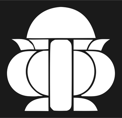 Layered Overlap Rounded Vessel Cauldron Icon #1a1a1a/#ffffff