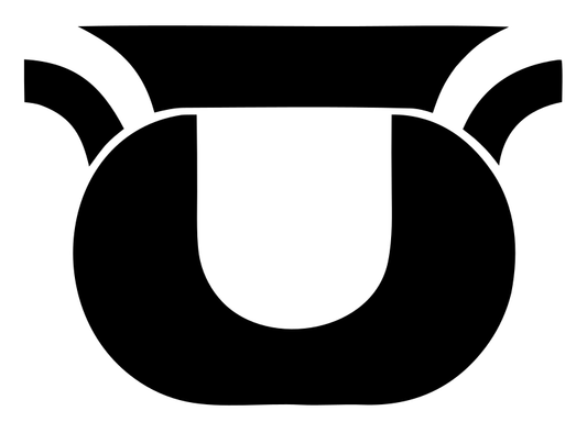 Layered Overlap Wide-Rim Kettle Cauldron Badge