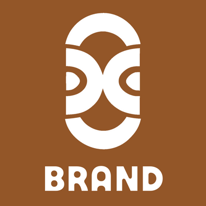 Pictogram Stacked Oval Eyes Totem Badge preview