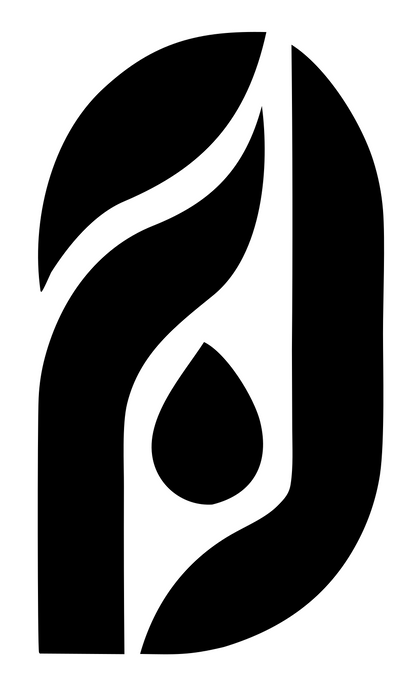 Pictogram Flame Drop Serpentine Flow Crest #ffffff/#000000
