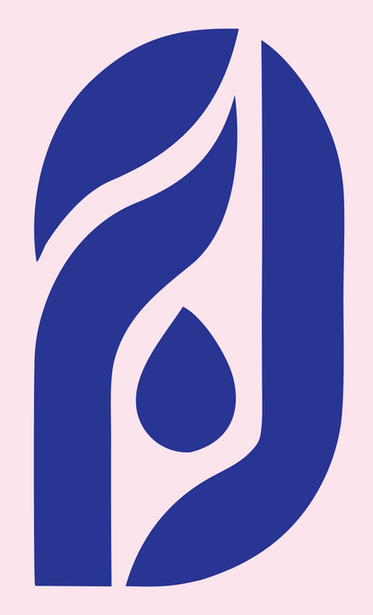 Pictogram Flame Drop Serpentine Flow Crest #fce4ec/#283593