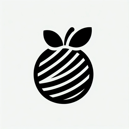 Striped Apple Logo