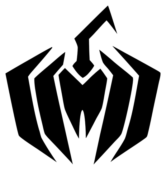 Sharp Segmented Pumpkin Silhouette Crest