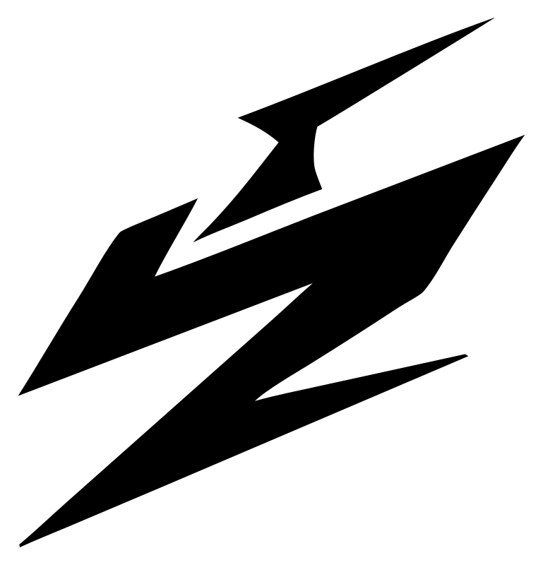 Industrial Stacked Dual Bolt Slash Mark